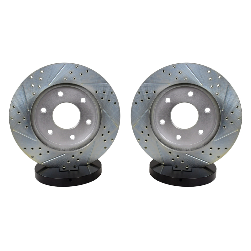Nissan Armada Brake Rotors (2) - Front - Baer Brakes - Claw Performance - Zinc-Plated - `04-`05